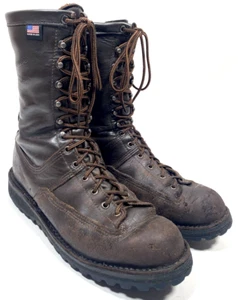 Vintage 67200 Danner Distressed Leather 600G Insulated Gore-Tex Boots Mens 12 D - Picture 1 of 11