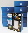 Lot Of 10 Led Battery Operated Dewdrop Lights W/ Timer Philips 9.6ft Warm White