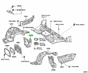 TOYOTA REGIUS/TOURING HIACE OUTRIGGER NO.1 RH Genuine JDM 57301-26040 - Bild 1 von 1