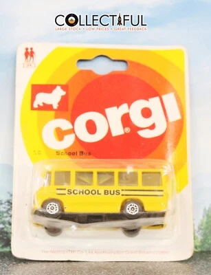 CORGI JUNIORS - #15 - AUTOBÚS ESCOLAR MERCEDES - MODELO DIECAST - SIN USAR, EN CAJA🔥 Foto 1 de 2