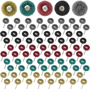 80Pcs Polishing Wheel Abrasive Buffing Grinding Brush Kit For Dremel Rotary Tool - Picture 1 of 10