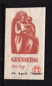 Danish Charity Stamp - "April 18 Border Day, Our Cause" - Mother & Child - Picture 1 of 1