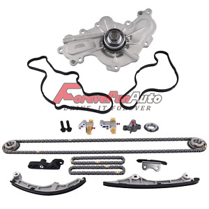 Timing Chain Kit Water Pump For 13-17 Ford Edge Taurus Lincoln MKS MKX 3.5 3.7L