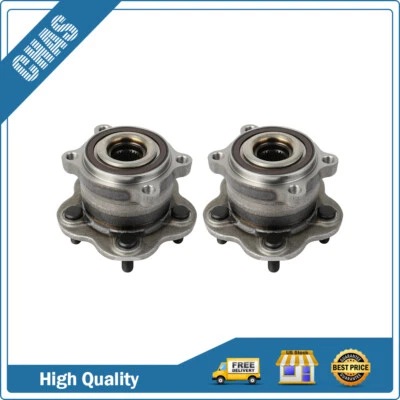 Par (2) Rolamento de cubo de roda traseira compatível com Nissan Pathfinder Murano 2015-2018 2019 4WD - Imagem 1 de 4