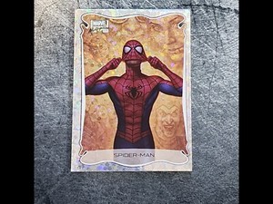 2022 UD Marvel Masterpieces  Holofoil Insert SPIDER-MAN #2 Of 20