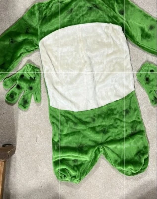 Disfraz Unisex Adulto Rana Mascota Adulto 3 Piezas “Mono 3/4” +2 Mitones-Usado Una Vez Foto 1 de 4