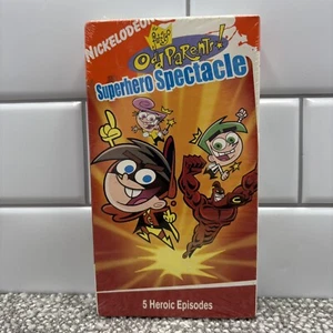 Fairly Oddparents Superhero Spectacle VHS Tape 2004 Nickelodeon Cartoon Sealed - Picture 1 of 9