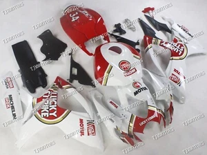 For 06 07 GSXR600/750 Red White ABS Injection Bodywork Fairing Kit &Tank Cover - Picture 1 of 9