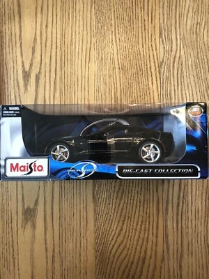 Chevrolet Corvette Stingray 2014 edición especial Maisto 1:18 negro Foto 1 de 3