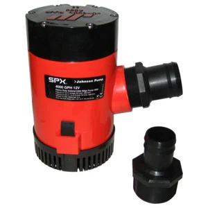 Johnson Pump 4000 GPH Bilge Pump 1-1/2" Discharge Port 12V 40004 - Bild 1 von 1
