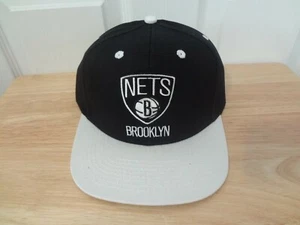 Vintage NBA Brooklyn Nets Snapback Cap Hat 90s Adidas NEW NWOT - Picture 1 of 4