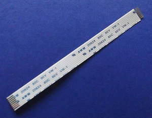 FFC E 8Pin 1.0Pitch 10cm Flachbandkabel Kabel Flat Flex Cable Ribbon Löten AWM - Bild 1 von 2