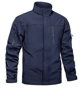 Mens Tactical Jacket Softshell Waterproof Cargo Work Jacket Outdoor Hiking Coats - Picture 1 of 47