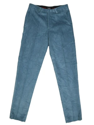 ASOS Twisted Tailor Aston Suit Slim Fit Trouser Pants Corduroy Blue Mens 28R - Image 1 of 4