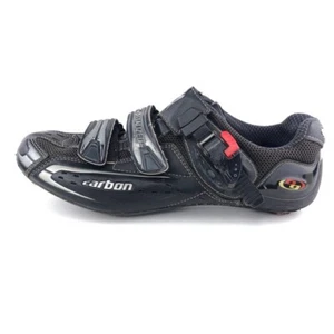 Specialized BG Pro Carbon Road Cycling Shoes Mens Size 8.5 EUR 41.5 Black Red - Picture 1 of 11