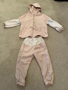 Zara Children’s Full Zip Hooded Jacket (4-5) And Pants(3-4) Rose/Peach Color - Picture 1 of 7