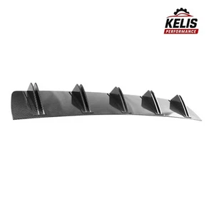 2 Universal Pcs Rear Car Bumper Lip Diffuser shark Fin Style - Picture 1 of 3