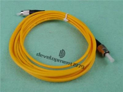 New ST-FC Singlemode Simplex 9/125 Fiber Optic Cable 3M - Image 1 of 3