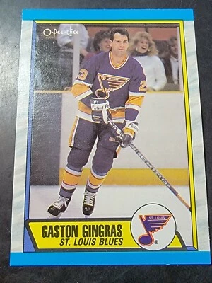 1989-90 O-Pee-Chee Hockey #270 Gaston Gingras  - Image 1 of 2