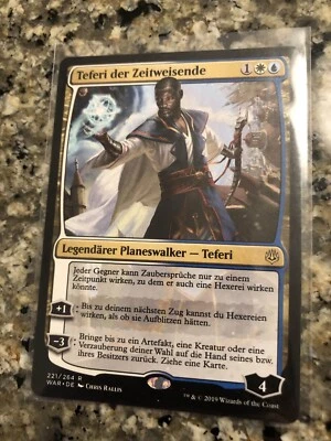 Teferi, Time Raveler GERMAN War Of The Spark 221/264  MTG NM - Image 1 of 2