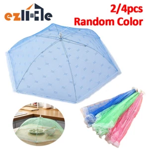 60cm Insect Fly Tent outdoor Lace Net Food Cover Net Foldable Mesh Umbrella - Picture 1 of 14