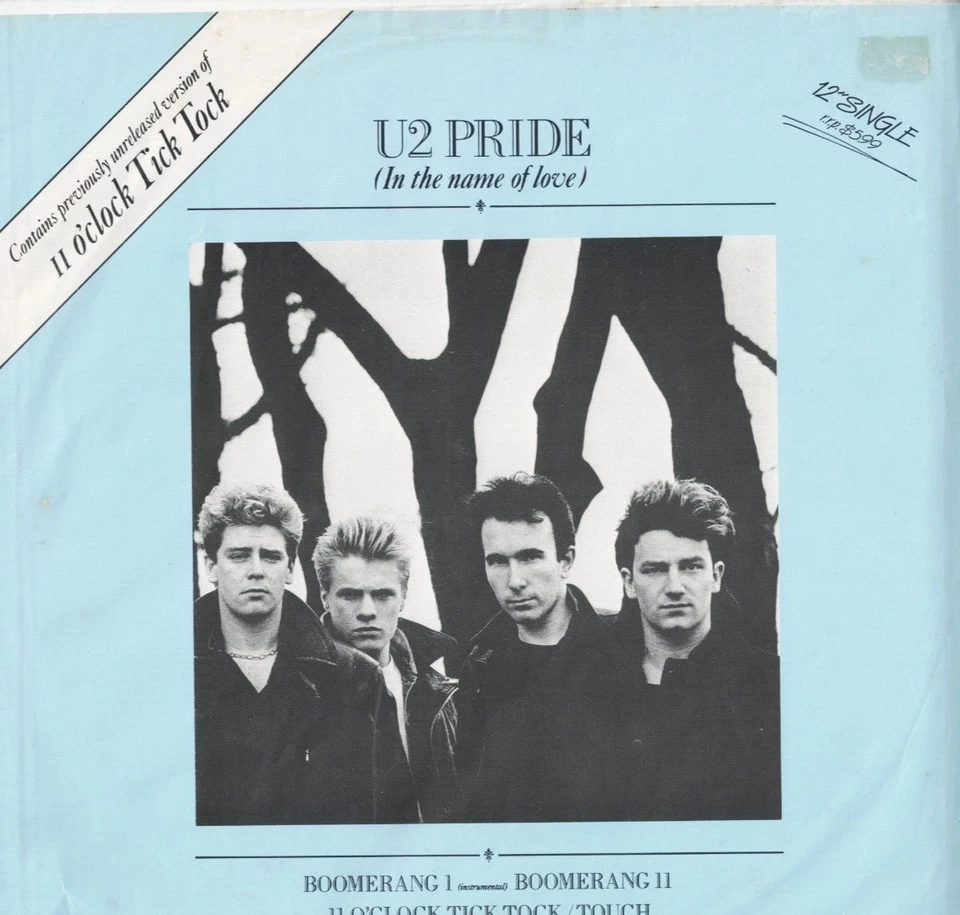 U2 Pride AUSSIE 12" VINYL EP w/PS 80s CLASSIC ROCK - Image 1 of 3