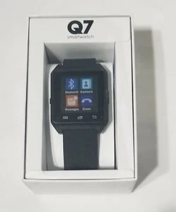 Q7 Smart Watch iOS And Android Compatible Black - Picture 1 of 4