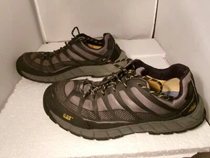 Caterpillar CAT Mens Size 13 WW Streamline Composite Safety Toe Work Shoes Black - Picture 1 of 13