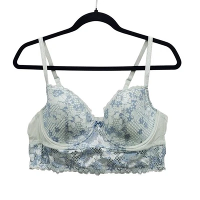 Adore Me 07971 Pacchi Contour Mint Longline Lace Burlesque Underwire Bustier 38C - Image 1 of 4