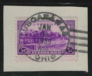 Ohio TUBOAT 1939 Año Fecha Elegante Cancelación 1930 Conmemorativo EE. UU. 76B32 - Imagen 1 de 2