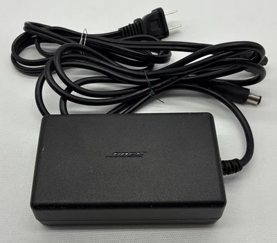 Bose SoundDock 1 Series I PSM36W-208 adaptador de alimentação cabo CA preto PLUGUE REDONDO - Imagem 1 de 4
