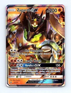 🔥🔥 Pokemon NM+ Sun moon - Forbidden Light #73/131 Zygarde GX - Picture 1 of 2