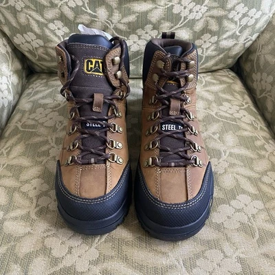 CAT Footwear P90935 Hombres Umbral Impermeable Puntera de Acero Bota de Trabajo - Talla 8 M Foto 1 de 4