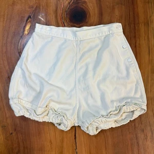 Vintage 40s 50s Broderick Sanforized Gym Shorts Women's Bloomer Embroidered WW18 - Picture 1 of 12