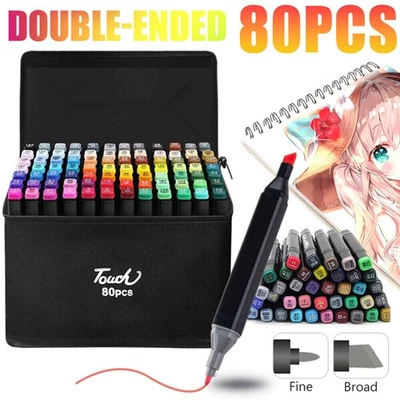 80x Farbige Graffiti Sketch Stift Fettige Mark Farben Marker Metallic Marker Pen - Bild 1 von 4