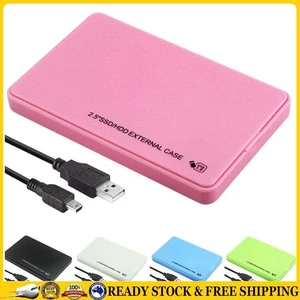 DE 2.5 Inch Hard Drive Enclosure SATA Mobile Hard Drive Case USB2.0 for MacBook - Afbeelding 1 van 18