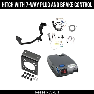Hitch Tow PKG+ Brake Control For 19-20 Hyundai Santa Fe 2019 Exc XL Models 06196 - Image 1 of 4