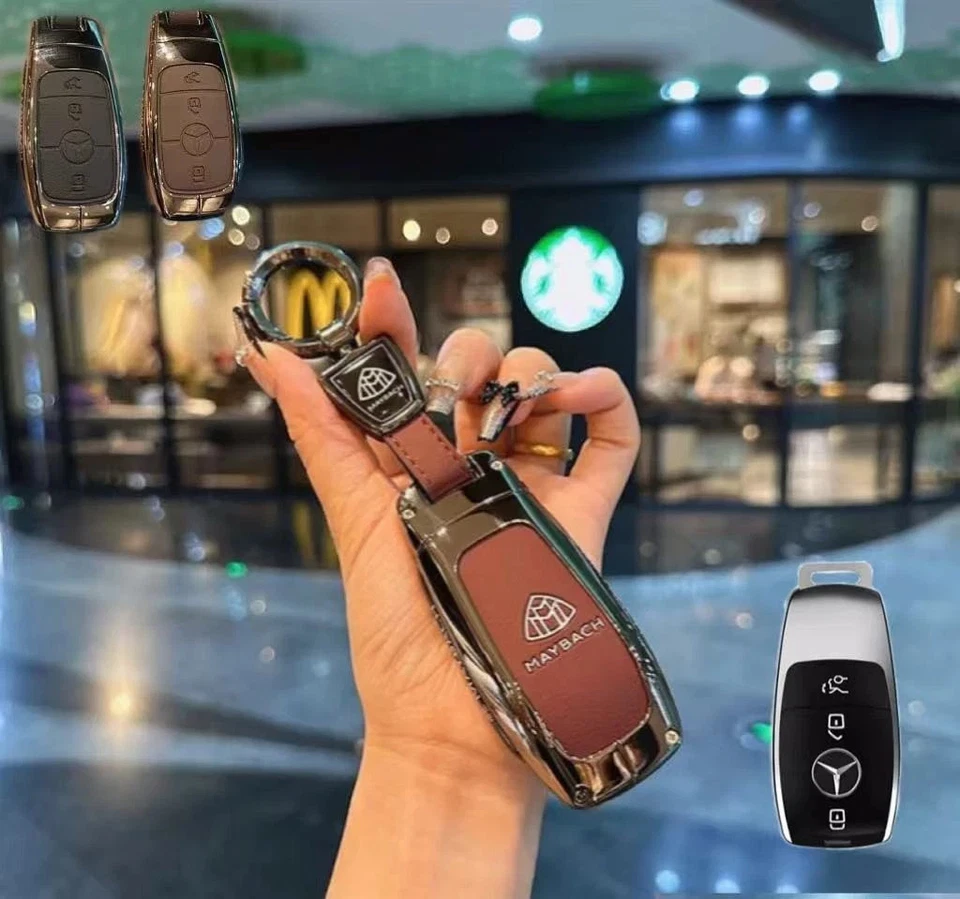 Funda de cuero para llavero Mercedes-Benz S560 S680 Maybach Foto 1 de 4