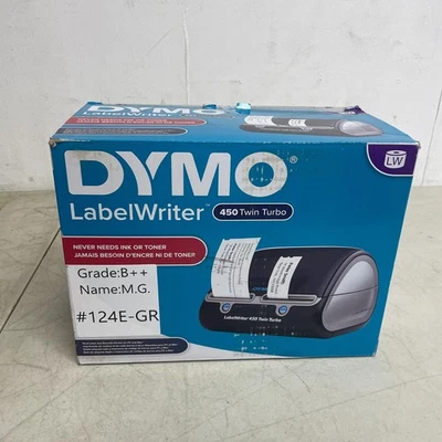 DYMO LabelWriter 450 Twin Turbo Direct Thermal Dual Roll USB Label Printer - Image 1 of 4