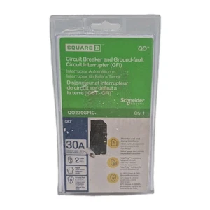 Square D QO 30A 2-Pole GFCI Circuit Breaker (QO230GFIC) - Picture 1 of 5