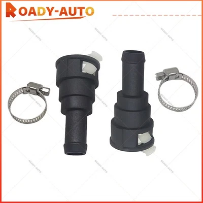 2PCS Heater Hose Connector For Ford Ranger E150 250 350 450 Lincoln LS 800-404 - Image 1 of 4