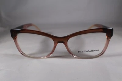 Monturas de gafas Dolce & Gabbana DG3254 3060 marrón desvanecido rosa para mujer 54*16 140 Foto 1 de 4