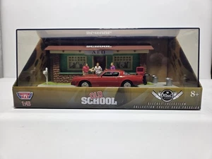 Carrete Motormax 2009 paseos Old School 1977 Pontiac Firebird diorama 1:43 nuevo - Imagen 1 de 6