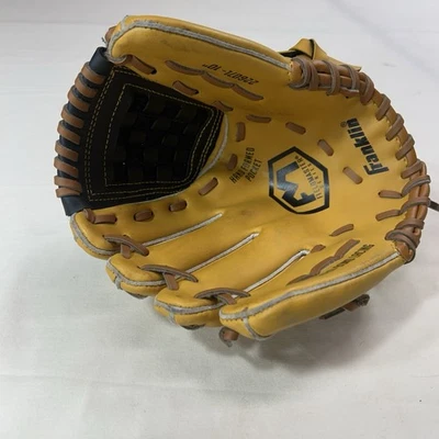 Guante de béisbol juvenil Franklin Field Master 22607L lanzamiento con la mano izquierda 10 pulgadas usado en excelente estado Foto 1 de 4