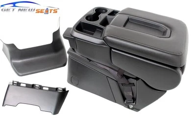 2019 - 2024 Chevy Silverado GMC Sierra OEM Leather Folding Jump Seat Console Kit - Image 1 of 4