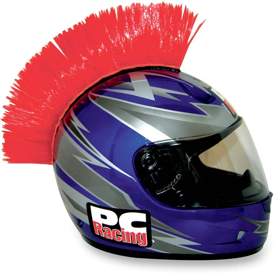 PC Racing Red Helmet Mohawk - PCHMRED - Image 1 of 1