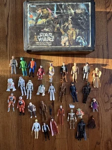 Vintage Star Wars 30 Figure LOT 77-85 Kenner Original Darth LUKE FETT LEIA R2-D2 - Picture 1 of 15