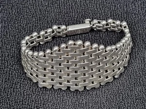 JRI MEXICO 925 SILBER ARMBAND EIN SELTENES EINZIGARTIGES SCHWERES DESIGNER ARMBAND KLASSIKER - Bild 1 von 10