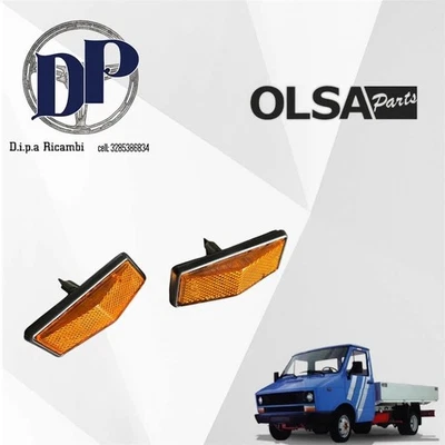 2 Pz FRECCE INDICATORE DIREZIONE DX + SX FIAT 128 131 130 132 - DAILY OM GRINTA - Immagine 1 di 4