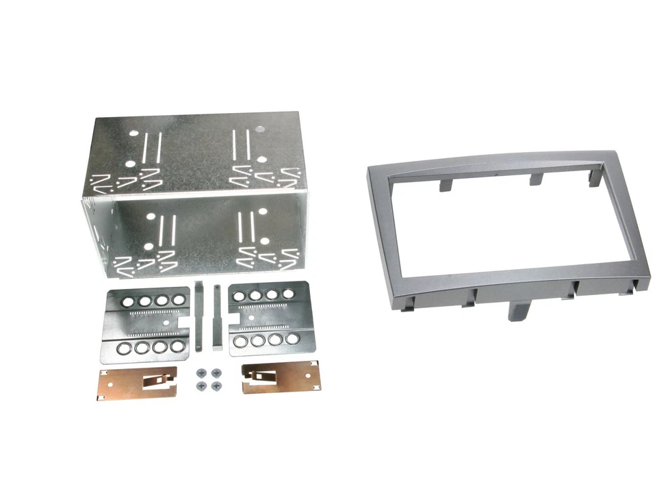 Mounting Frame Set Double Din Car Stereo for Porsche 911 Boxter Cayman 2004-2009 Du - Image 1 of 1